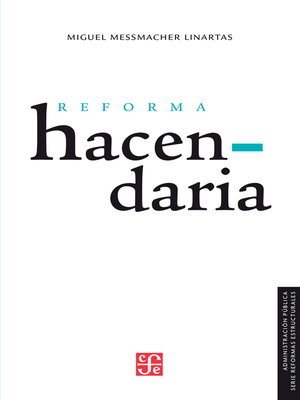 cover image of Reforma hacendaria